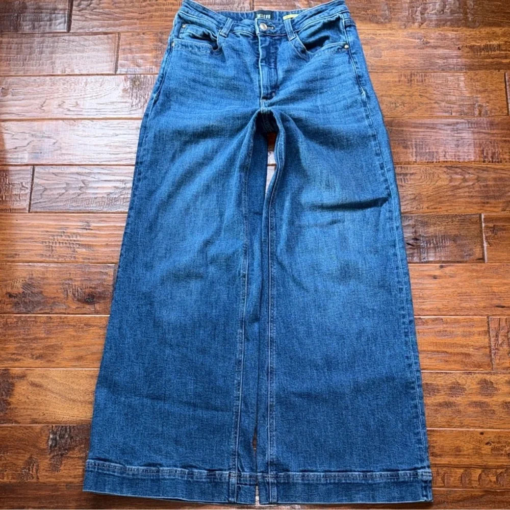 Anthropologie Maeve The Jada High Rise Wide Leg Jeans Size 29T - Picture 3 of 6